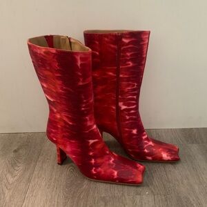Miista Red Heeled Boots